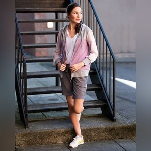 Evy's Tree Women's Hoodie - The Melody in Purple Colorblock